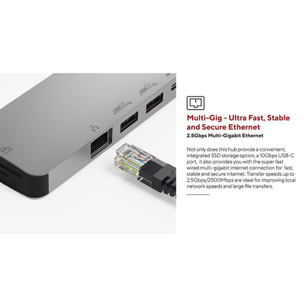 LINQ Connects 9in1 SSD Pro USB-C Multiport Hub