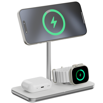 LINQ Connects 3in1 Qi2 Wireless Charging Stand