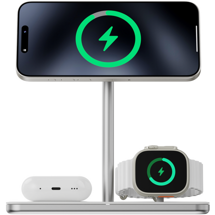 LINQ Connects 3in1 Qi2 Wireless Charging Stand