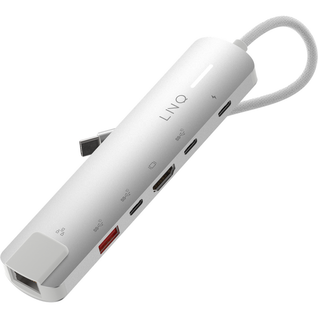 LINQ Connects 6in1 Pro USB-C 10Gbps Multiport Hub with 4K HDMI and Ethernet