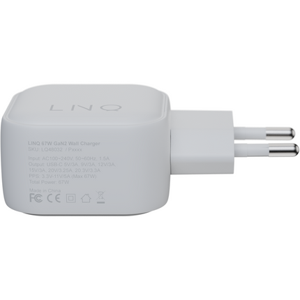 LINQ Connects GaN2-Ultra Wall Charger 67W