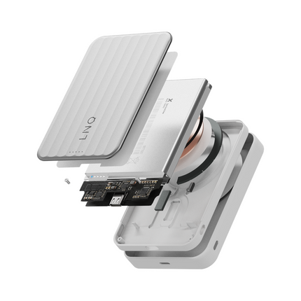 LINQ Connects - Magnetic Wireless Powerbank 25W - Semi-Solid State Battery - 10.000 mAh