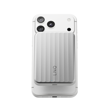 LINQ Connects - Magnetic Wireless Powerbank 25W - Semi-Solid State Battery - 5.000 mAh