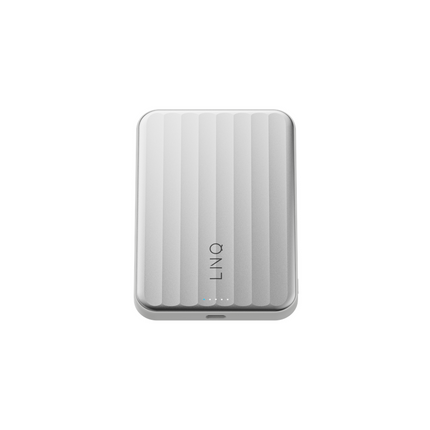LINQ Connects - Magnetic Wireless Powerbank 25W - Semi-Solid State Battery - 5.000 mAh