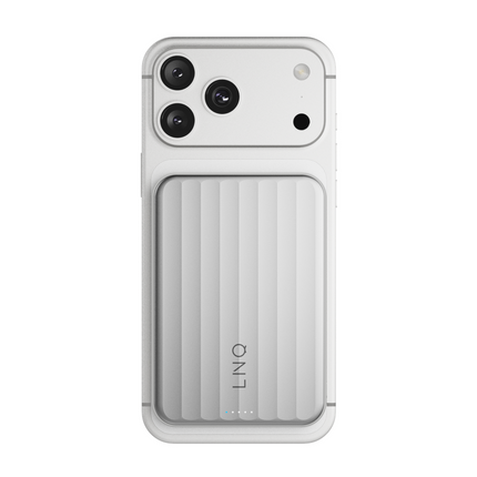 LINQ Connects - Magnetic Wireless Powerbank 25W - Semi-Solid State Battery - 5.000 mAh