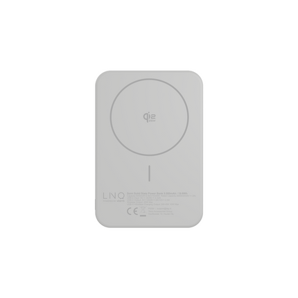 LINQ Connects - Magnetic Wireless Powerbank 25W - Semi-Solid State Battery - 5.000 mAh