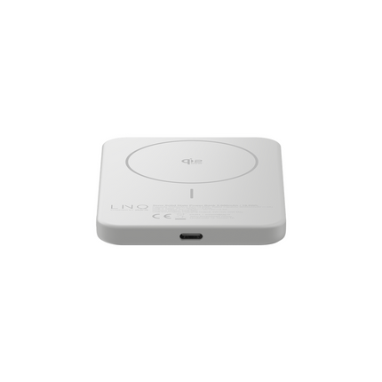 LINQ Connects - Magnetic Wireless Powerbank 25W - Semi-Solid State Battery - 5.000 mAh