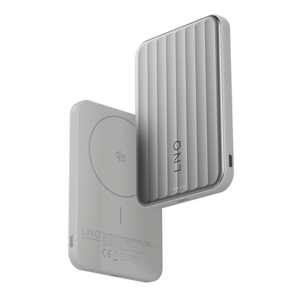 LINQ Connects - Magnetic Wireless Powerbank 25W - Semi-Solid State Battery - 5.000 mAh