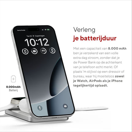 LINQ 3in1 Magnetic Wireless Powerbank & Stand 8.000 mAh - LQWPS082
