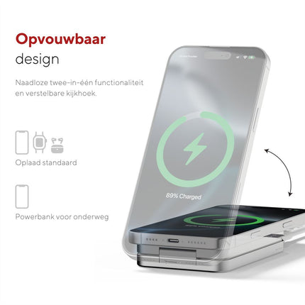 LINQ 3in1 Magnetic Wireless Powerbank & Stand 8.000 mAh - LQWPS082