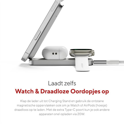 LINQ 3in1 Magnetic Wireless Powerbank & Stand 8.000 mAh - LQWPS082