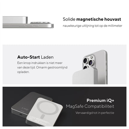 LINQ Connects Magnetic Wireless Powerbank 10.000 mAh