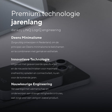 LINQ Connects Magnetic Wireless Powerbank 10.000 mAh