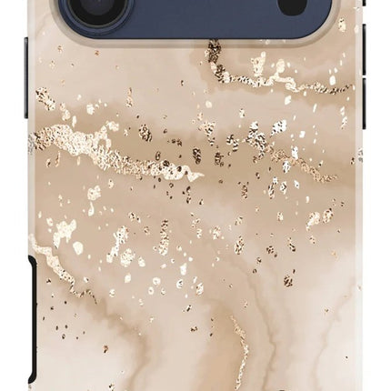 MIO by Mobilize MagSafe Hoesje iPhone 17 Pro – Gold Marble - Casebump