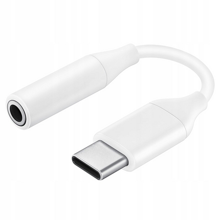 Mobeen Designed for Samsung USB-C to 3.5mm Jack Adapter - White - GP-TGU023AEAWW