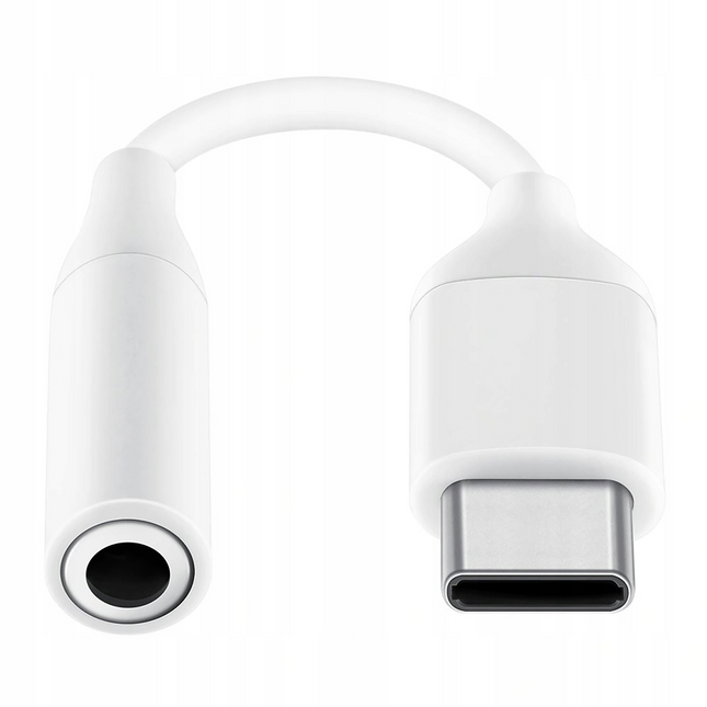 Mobeen Designed for Samsung USB-C to 3.5mm Jack Adapter - White - GP-TGU023AEAWW