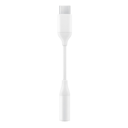 Mobeen Designed for Samsung USB-C to 3.5mm Jack Adapter - White - GP-TGU023AEAWW