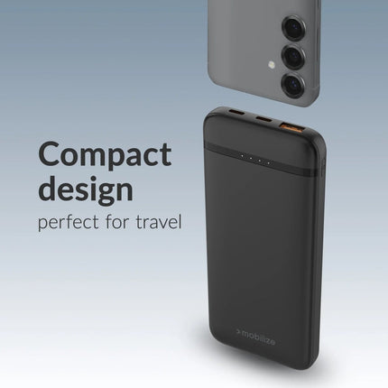 Mobilize Power Bank 10000Mah PD 20W Black - Casebump