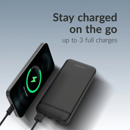 Mobilize Power Bank 10000Mah PD 20W Black - Casebump