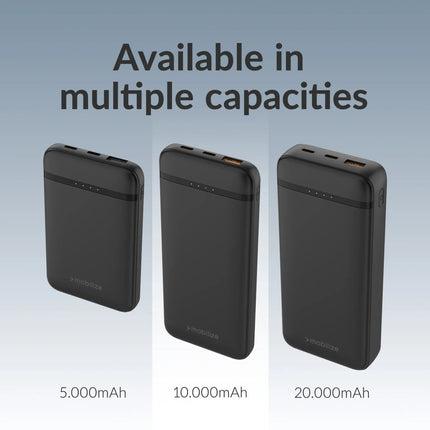 Mobilize Power Bank 10000Mah PD 20W Black - Casebump