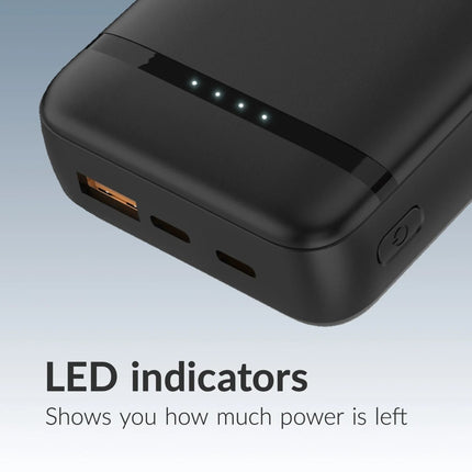 Mobilize Power Bank 20000Mah PD 20W Black - Casebump