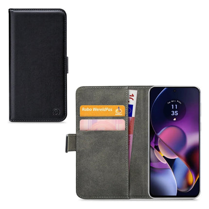 Motorola Moto G54 Power Black Wallet Book Case Wallet Book Case Zwart - Mobilize - Casebump