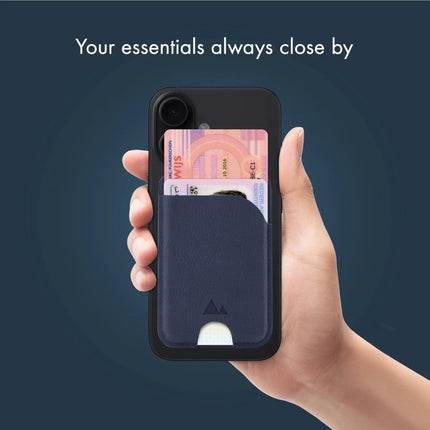 My Style My Style MagSafe Compatible Magnet Card Houder met Stand Function Midnight Blue - Casebump