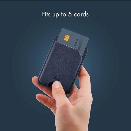 My Style My Style MagSafe Compatible Magnet Card Houder met Stand Function Midnight Blue - Casebump