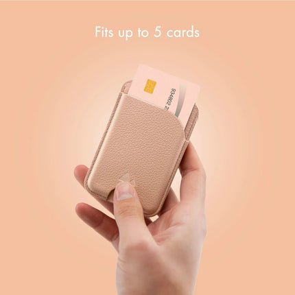 My Style My Style MagSafe Compatible Magnet Card Houder met Stand Function Soft Pink - Casebump