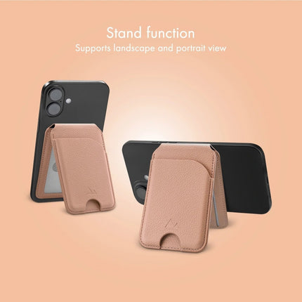 My Style My Style MagSafe Compatible Magnet Card Houder met Stand Function Soft Pink - Casebump