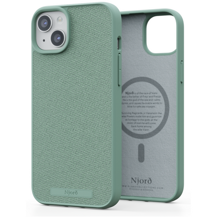 Njord Collections Case iPhone 15 Plus - Fabric - Turquoise