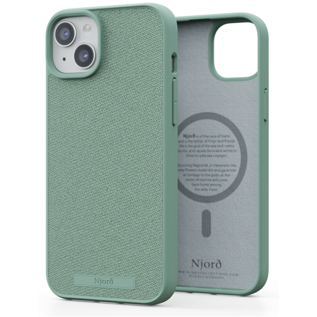 Njord Collections Case iPhone 15 Plus - Fabric - Turquoise