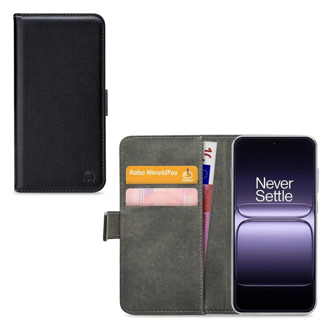 OnePlus 13S Black Wallet Book Case Wallet Book Case Zwart - Mobilize - Casebump