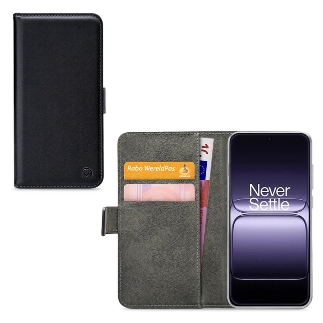 OnePlus 15 Black Wallet Book Case Wallet Book Case Zwart - Mobilize - Casebump