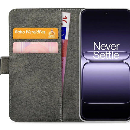 OnePlus 15 Black Wallet Book Case Wallet Book Case Zwart - Mobilize - Casebump