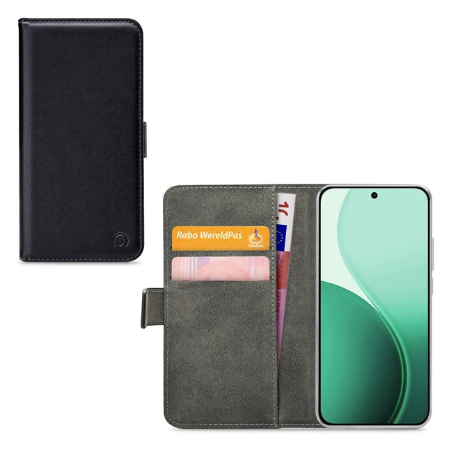 Oppo Reno 14 5G Black Wallet Book Case Wallet Book Case Zwart - Mobilize - Casebump