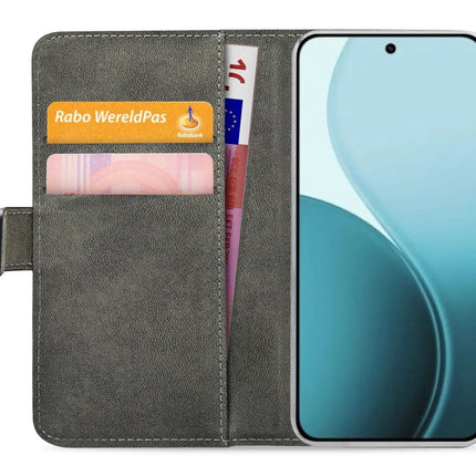 Oppo Reno 14 Pro 5G Black Wallet Book Case Wallet Book Case Zwart - Mobilize - Casebump
