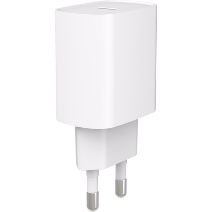 Essential 20W USB-C PD Adapter + USB-C PD Cable - 75cm - White
