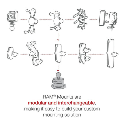 RAM Mounts Twist-Lock Suction Cup Base with Ball