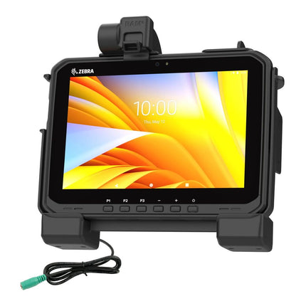 RAM Mounts - Powered Dock for Zebra ET6x - RAM-HOL-ZE25PU