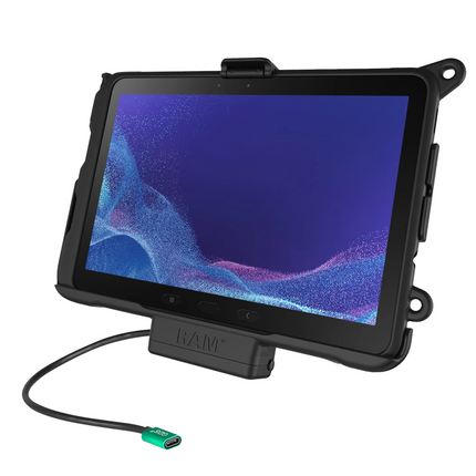 RAM Mounts - USB-C Powered Dock for Samsung Tab Active5 Pro & 4 Pro - RAM-HOL-SAM52CPU