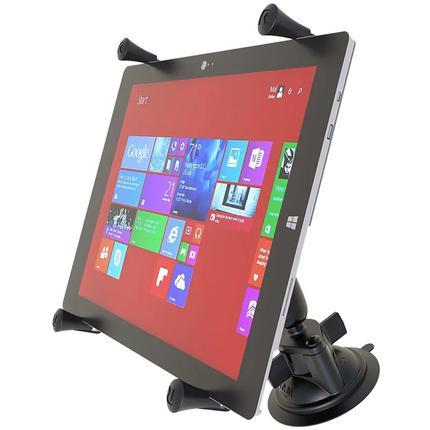 RAM Mounts - X-Grip Large Tablet Mount with RAM Twist-Lock Suction Cup Base - RAM-B-166-UN11U