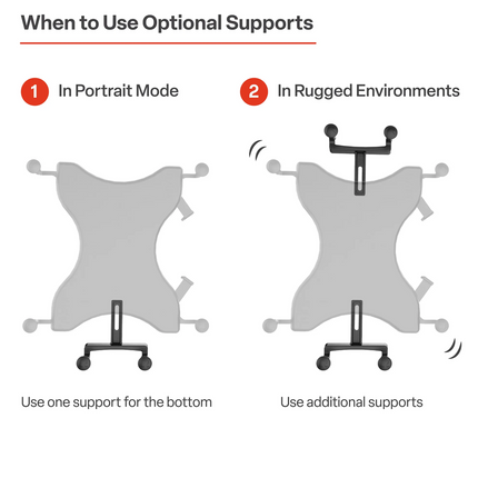 RAM Mounts - X-Grip Large Tablet Mount with RAM Twist-Lock Suction Cup Base - RAM-B-166-UN11U
