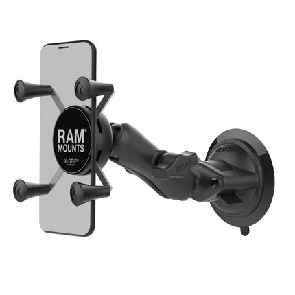 RAM Mounts - X-Grip Phone Mount with RAM Twist-Lock Suction Cup Base - RAM-B-166-UN7U