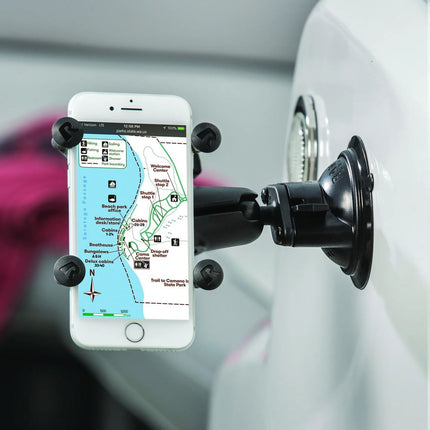 RAM Mounts - X-Grip Phone Mount with RAM Twist-Lock Suction Cup Base - RAM-B-166-UN7U
