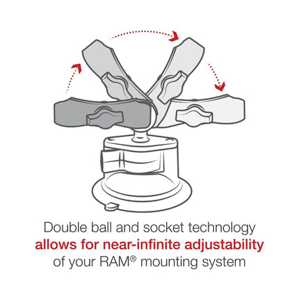 RAM Mounts X-Grip with RAM Twist-Lock Suction Cup Mount for 7-8 inch Tablets