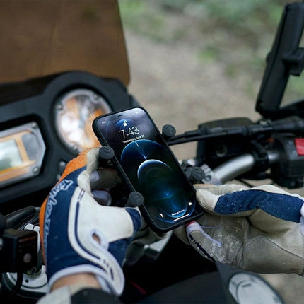 RAM Mounts - X-Grip Phone Mount with Handlebar U-Bolt Base - Short - RAM-B-149Z-A-UN7U