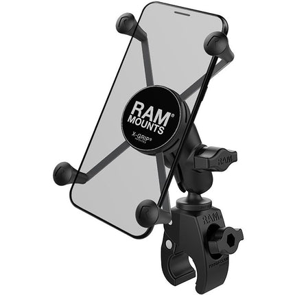 RAM Mounts X-Grip Large Phone Mount with Tough-Claw Small Clamp Base - Short