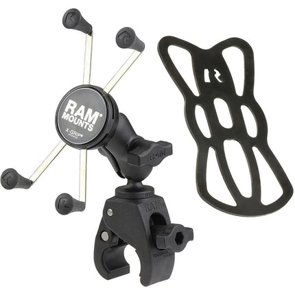 RAM Mounts X-Grip Large Phone Mount with Tough-Claw Small Clamp Base - Short