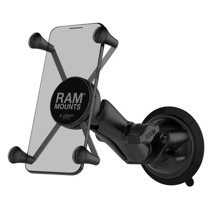 RAM Mounts - X-Grip Large Phone Mount with Twist-Lock Suction Cup - Medium - RAM-B-166-UN10U